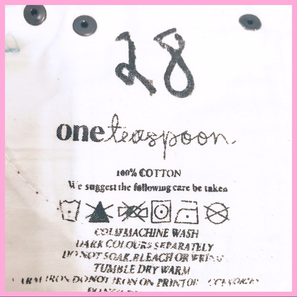 ONE TEASPOON | “Bonita” Paint Splatter Shorts - Picture 8 of 8